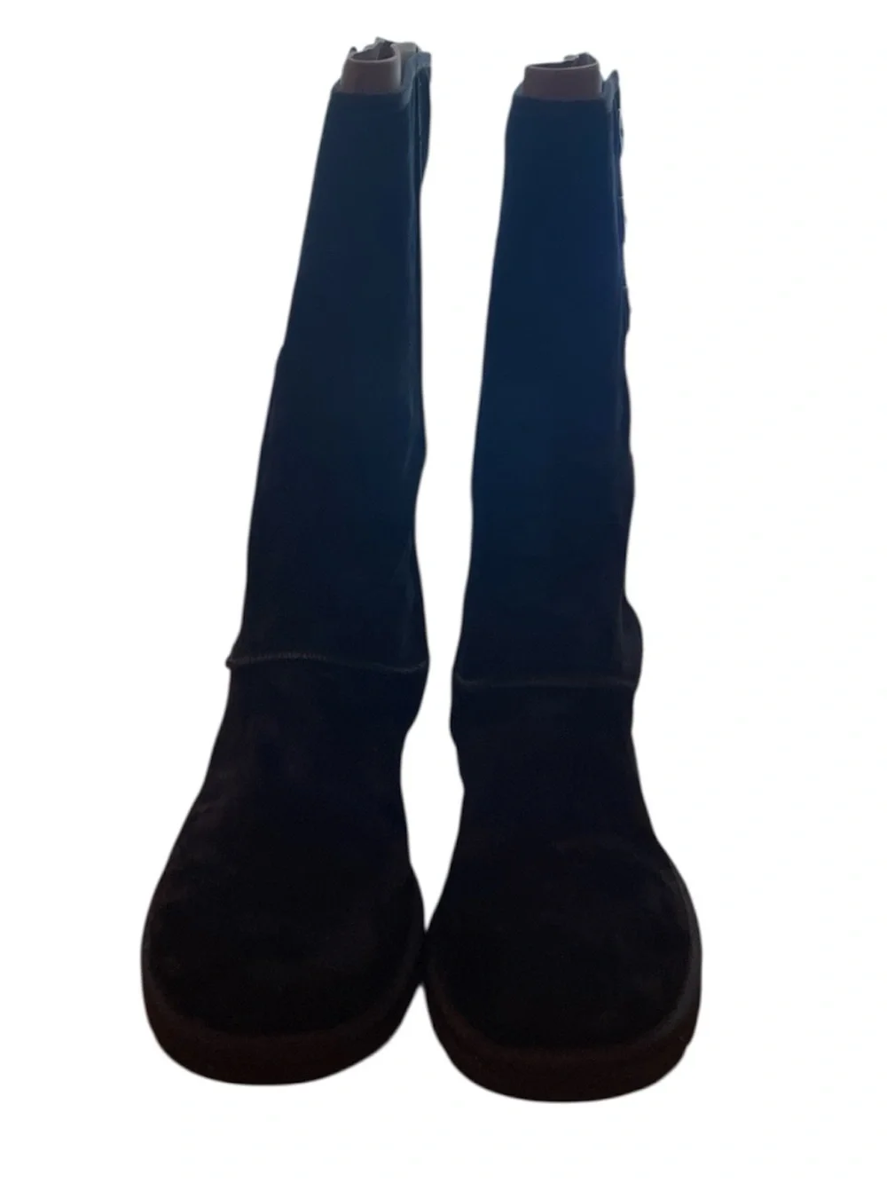 UGG Black W Lo Pro Suede Button Boot
